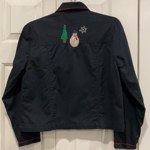 Life Style Christmas Holiday Jacket Size Small Vintage - Picture 5 of 6